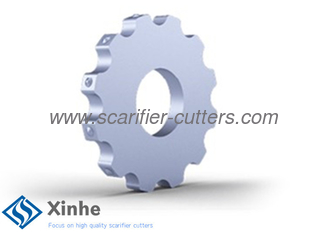 12 Point Carbide Scarifier Cutters Spare Cutting Teeth With 8mm Thickness