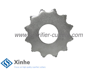 12 Teeth Edges TCT Cutters Zinc Silver Finish With Carbide Steel Body Material