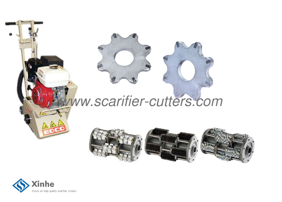 Full Face Mk / Edco / Bartell / Trelawny / Sase Floor Scarifier Accessories Tungsten Carbide Cutters